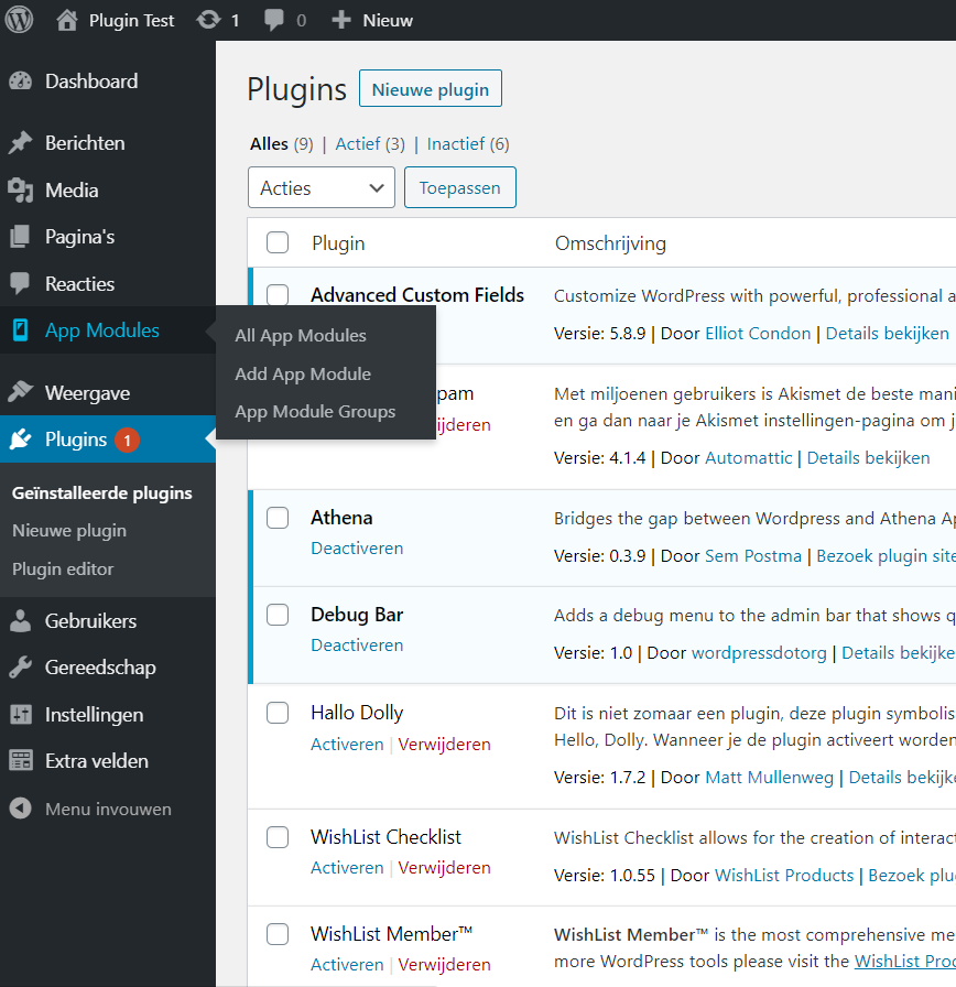 Athena WordPress Plugin